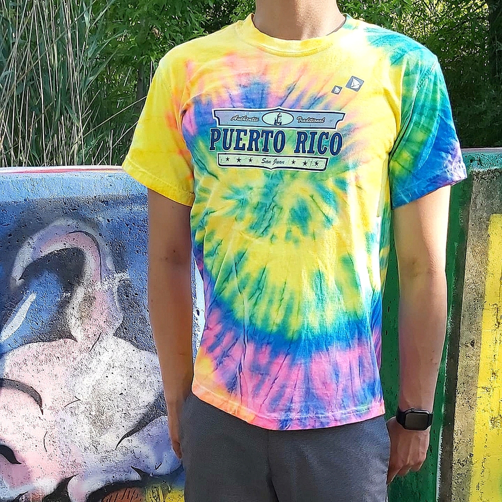 San Juan Puerto Rico Tye Die on Comfort Colours